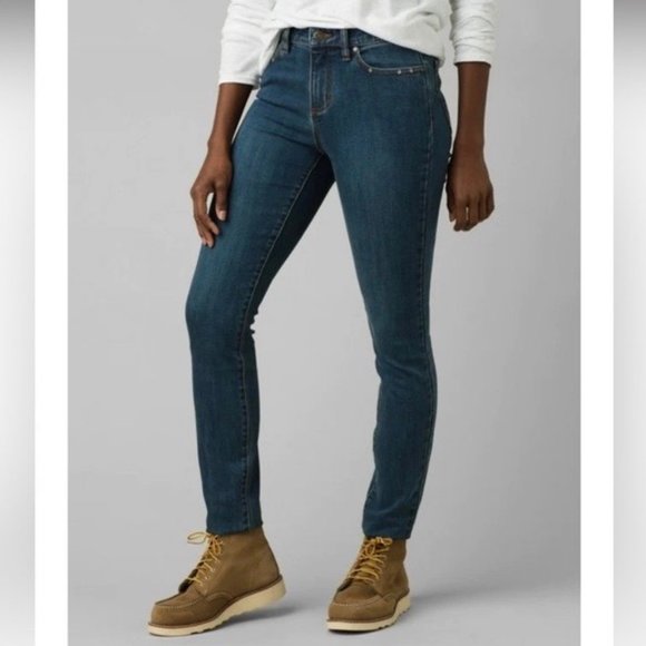 Prana Sienna Slim Skinny Soft Stretch Organic Cotton Jeans 8/29 - Picture 2 of 11